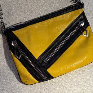BOTKIER Punk / Motorcycle Style Leather Crossbody or Clutch Bag